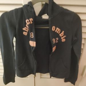 🛒 Abercrombie Kids Navy Zip-up Hoodie